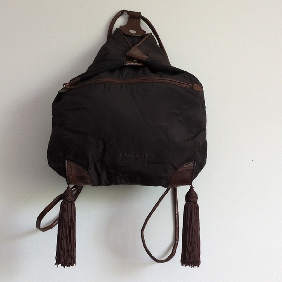 Giorgio Armani Brown Backpack with Structured Design - Picture 3 of 11